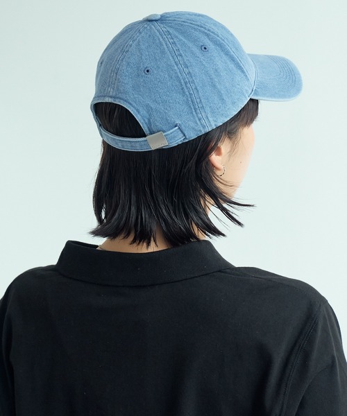 [ ] キャップ CKJ スモールモノグラム ブルー Calvin Klein] キャップ CKJ スモールモノグラム ブルー (Calvin