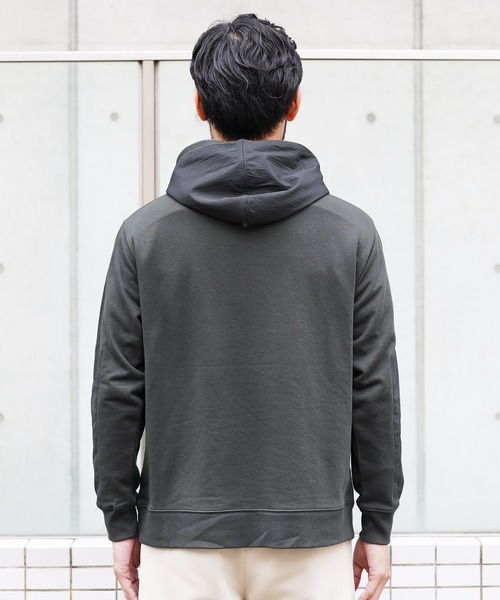 jiggys shop(ジギーズショップ)の「ワッシャー切替デザイン 裏毛 プルオーバーパーカー フーディー(パーカー・メンズ・ライトグレー/チャコールグレー/ブラック・X-LARGE/LARGE/MEDIUM)」の8枚目の写真