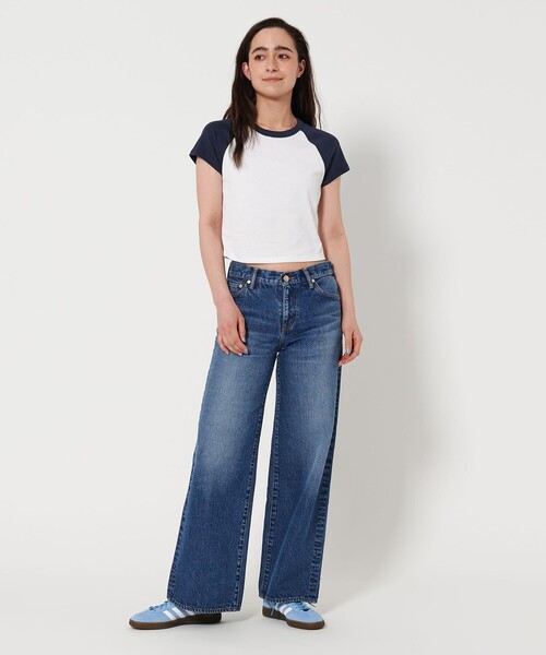 California General Store(California General Store)の「<BELLA+CANVAS> ラグラン ベイビー Tシャツ(Tシャツ/カットソー・レディース・ピンク/ブラック/ネイビー・S/M)」の6枚目の写真