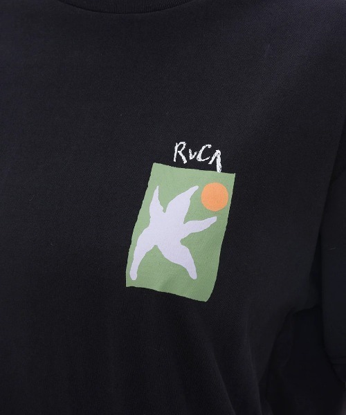 RVCA（ルーカ）の「RVCA レディース BALANCE LOOSE FIT SS TEE Tシャツ 【2025年春夏モデル】/ルーカバックプリント半袖Tシャツ（Tシャツ/カットソー・レディース・ブラック/ホワイト・LARGE/MEDIUM/SMALL）」の4枚目の写真