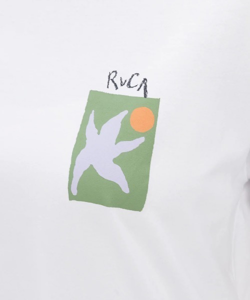 RVCA（ルーカ）の「RVCA レディース BALANCE LOOSE FIT SS TEE Tシャツ 【2025年春夏モデル】/ルーカバックプリント半袖Tシャツ（Tシャツ/カットソー・レディース・ブラック/ホワイト・LARGE/MEDIUM/SMALL）」の7枚目の写真