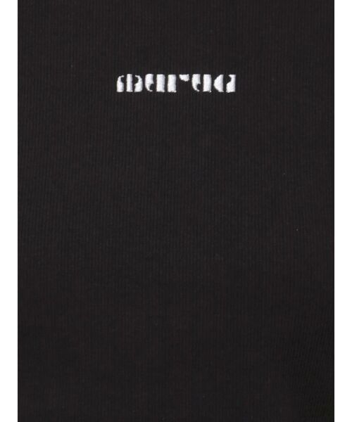 MURUA（ムルーア）の「テレコロゴクロップドT（Tシャツ/カットソー・レディース・ホワイト/ピンク/モカ/ブラック/ブルー・FREE）」の19枚目の写真