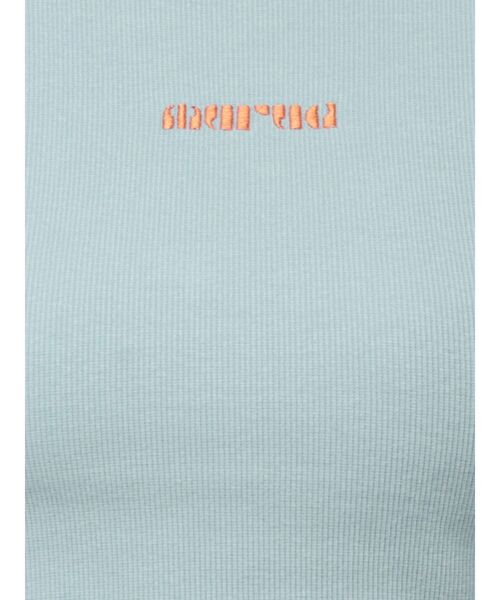 MURUA（ムルーア）の「テレコロゴクロップドT（Tシャツ/カットソー・レディース・ホワイト/ピンク/モカ/ブラック/ブルー・FREE）」の21枚目の写真