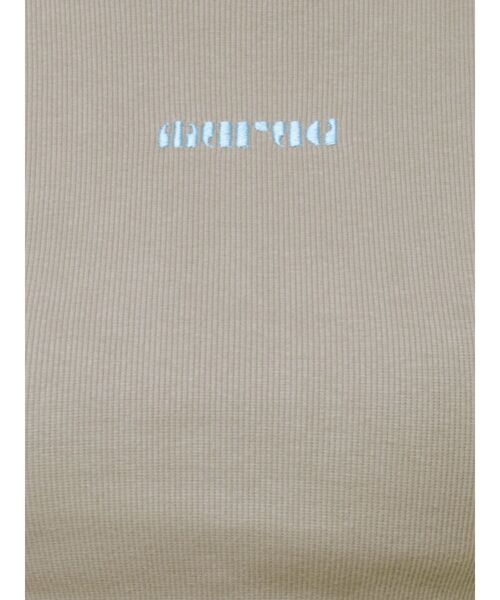 MURUA(ムルーア)の「テレコロゴクロップドT(Tシャツ/カットソー・レディース・ホワイト/ピンク/モカ/ブラック/ブルー・FREE)」の18枚目の写真