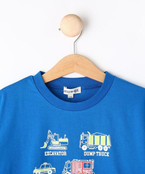 SHOO・LA・RUE(シューラルー)の「【100-120cm】BOYプリントTシャツ(Tシャツ/カットソー・キッズ・スモーキーグリーン系/ブルー系その他/オフホワイト・11/10/12)」の6枚目の写真