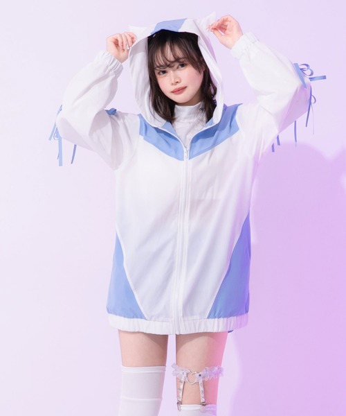 Diable baiser（ディアブルベーゼ）の「選べるタイプハイネッククロップド丈長袖カットソートップス【大きいサイズ有】（Tシャツ/カットソー・レディース・ブラック/グリーン/ホワイト・SMALL/3L/LL/LARGE/MEDIUM）」の16枚目の写真