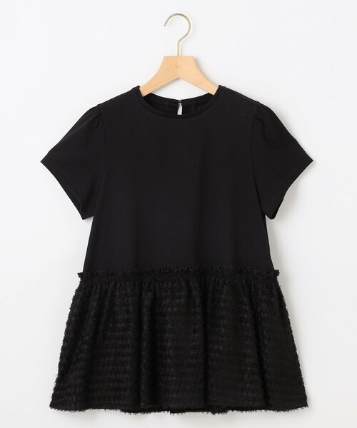 組曲（クミキョク）の「プライスフレア華感 カットソー（Tシャツ/カットソー・レディース・ブラック系/グレー系/アイボリー系/ピンク系・5/7/6）」の22枚目の写真