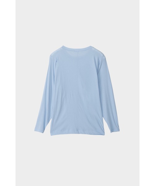 CINOH(チノ)の「SHEFドルマンロングスリーブTシャツ(Tシャツ/カットソー・レディース・チャコールグレー/ホワイト/その他/サックスブルー・38/36)」の13枚目の写真