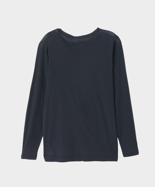 CINOH(チノ)の「SHEFドルマンロングスリーブTシャツ(Tシャツ/カットソー・レディース・チャコールグレー/ホワイト/その他/サックスブルー・38/36)」の6枚目の写真