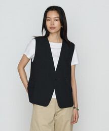 COMME CA | クリアウーリー ジレ(ベスト)