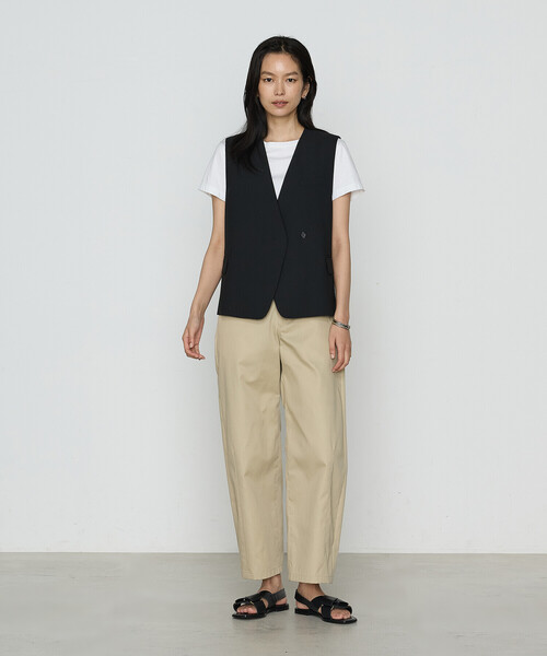 COMME CA(コムサ)の「クリアウーリー ジレ(ベスト・レディース・ブラック/トップグレー・11号/9号)」の7枚目の写真