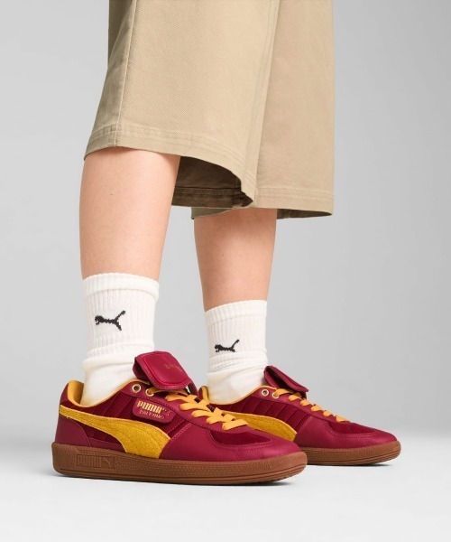 PUMA プーマ PALERMO パレルモ レッドカラメル PUMA PALERMO CLUB RED-CLUB NAVY 24SP-I（プーマ パレルモ