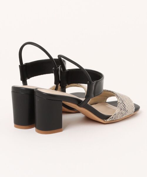 Bou Jeloud（ブージュルード）の「スネイルサンダル（サンダル・レディース・シルバー/ブラック・23cm/23.5cm/24cm）」の3枚目の写真