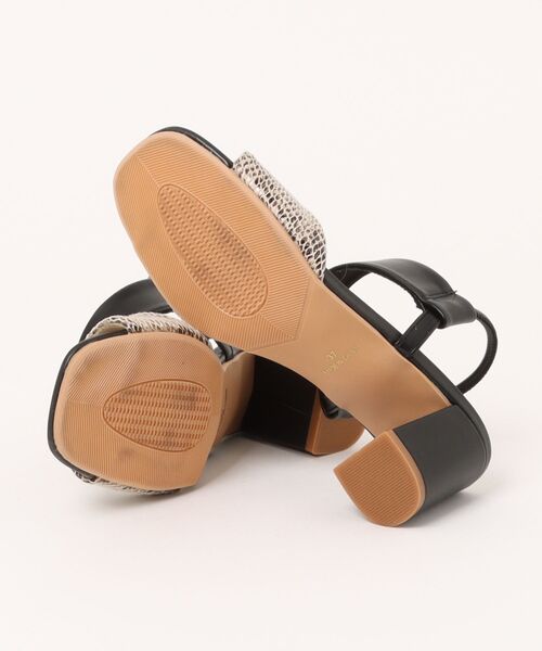 Bou Jeloud（ブージュルード）の「スネイルサンダル（サンダル・レディース・シルバー/ブラック・23cm/23.5cm/24cm）」の4枚目の写真