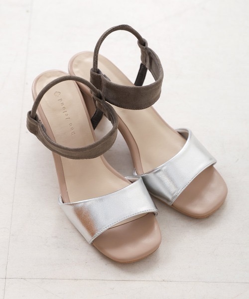 Bou Jeloud（ブージュルード）の「スネイルサンダル（サンダル・レディース・シルバー/ブラック・23cm/23.5cm/24cm）」の9枚目の写真