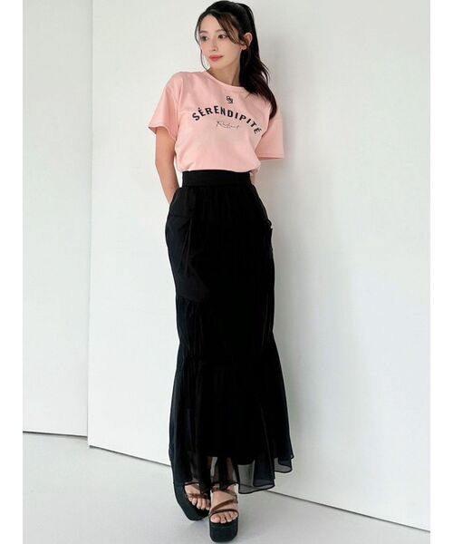 RESEXXY（リゼクシー）の「ミニマルリボンマーメイドスカート（スカート・レディース・アイボリー/ブラック/ブルー・FREE）」の19枚目の写真