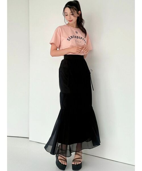 RESEXXY（リゼクシー）の「ミニマルリボンマーメイドスカート（スカート・レディース・アイボリー/ブラック/ブルー・FREE）」の20枚目の写真