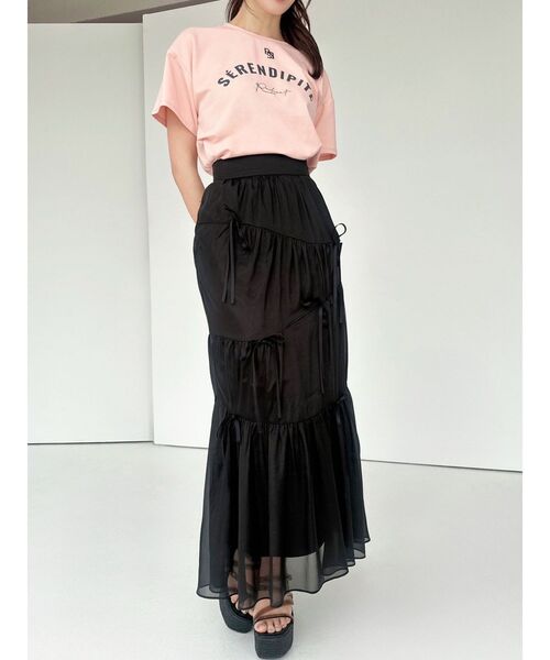 RESEXXY（リゼクシー）の「ミニマルリボンマーメイドスカート（スカート・レディース・アイボリー/ブラック/ブルー・FREE）」の22枚目の写真