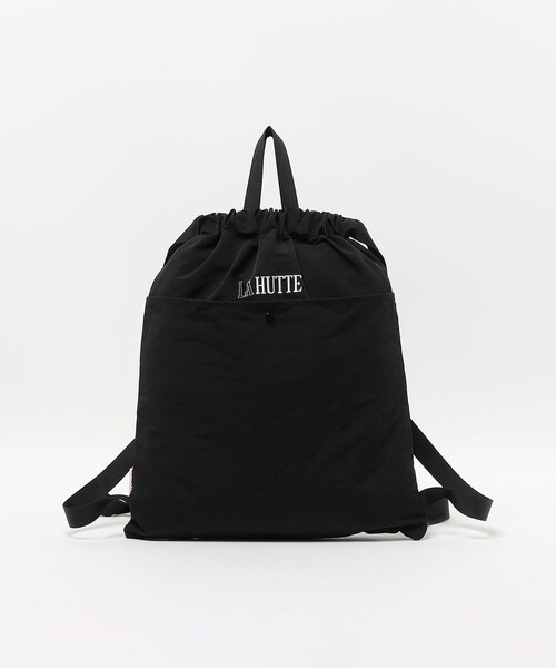 green label relaxing(グリーンレーベルリラクシング)の「【別注】<La Hutte>ナップサック&ハンドバッグ(バックパック/リュック・レディース・ブラック/ライトグレー・FREE)」の6枚目の写真