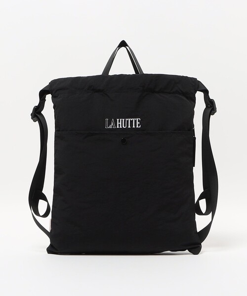 green label relaxing(グリーンレーベルリラクシング)の「【別注】<La Hutte>ナップサック&ハンドバッグ(バックパック/リュック・レディース・ブラック/ライトグレー・FREE)」の15枚目の写真