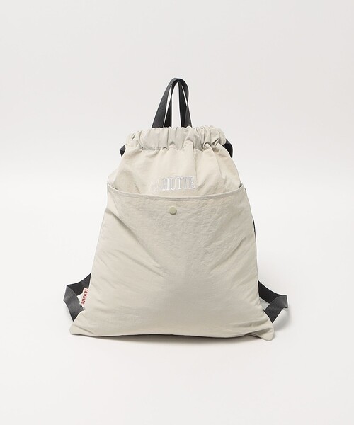 green label relaxing(グリーンレーベルリラクシング)の「【別注】<La Hutte>ナップサック&ハンドバッグ(バックパック/リュック・レディース・ブラック/ライトグレー・FREE)」の20枚目の写真