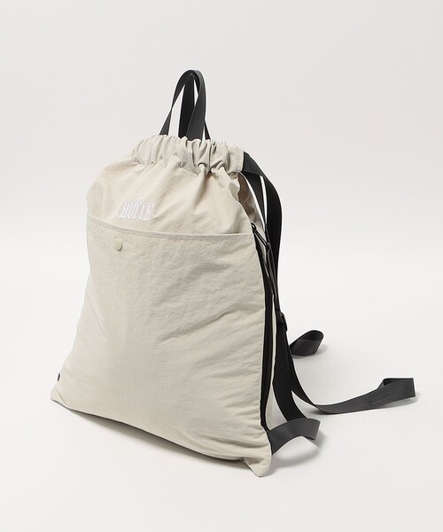 green label relaxing(グリーンレーベルリラクシング)の「【別注】<La Hutte>ナップサック&ハンドバッグ(バックパック/リュック・レディース・ブラック/ライトグレー・FREE)」の21枚目の写真