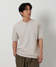 Tシャツ/カットソー（グレー/灰色系・ヘンリーネック