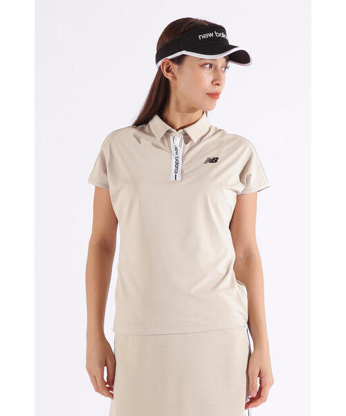 ブラウス シャツ 「new balance golf」UVカット フレンチスリーブ カラーシャツ (WOMENS) レディース セール】【new balance golf】UVカット フレンチスリーブ カラー