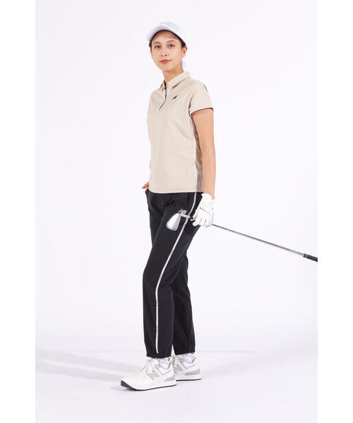 ブラウス シャツ 「new balance golf」UVカット フレンチスリーブ カラーシャツ (WOMENS) レディース セール】【new balance golf】UVカット フレンチスリーブ カラー