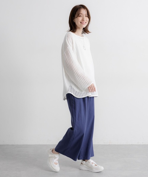 セール】コットンメッシュプルオーバー（Tシャツ/カットソー