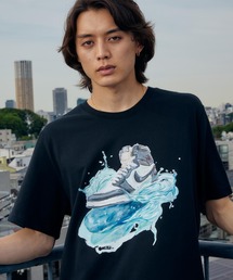 JORDAN BRAND(W[_uh)̃W[_ tCg GbZV GA W[_ 1 Y V[gX[u TVc / Jordan Flight Essentials AJ1 Men's Short-Sleeve T-Shirt IB3355-010 Black(TVc/Jbg\[)