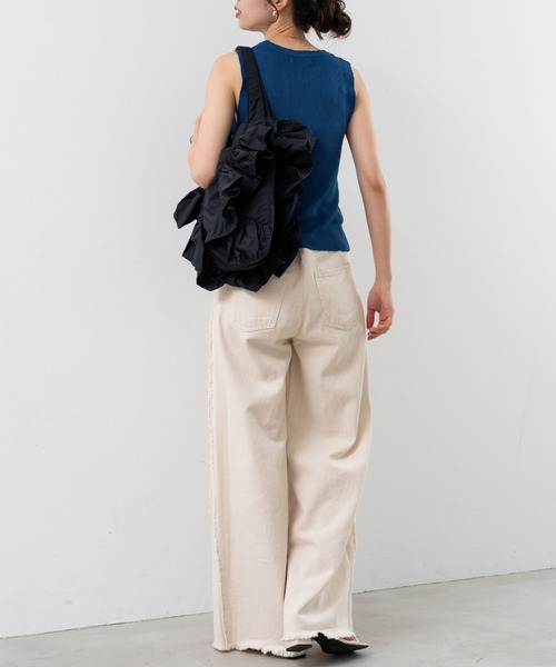 refinedworks(リファインドワークス)の「【refinedworks】インナーにも!リブタンクトップ!(タンクトップ・レディース・ピンク/ホワイト/ブルー/ブラック・FREE)」の21枚目の写真