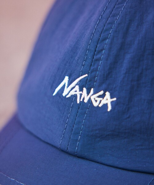 NANGA(ナンガ)の「NANGA × FREAK'S STORE/ナンガ × フリークスストア 別注 NYLON TUSSER BB CAP ナイロンタッサーBBキャップ(キャップ・メンズ・ネイビー/ベージュ・ONE SIZE)」の18枚目の写真