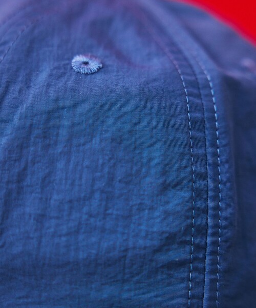 NANGA(ナンガ)の「NANGA × FREAK'S STORE/ナンガ × フリークスストア 別注 NYLON TUSSER BB CAP ナイロンタッサーBBキャップ(キャップ・メンズ・ネイビー/ベージュ・ONE SIZE)」の20枚目の写真