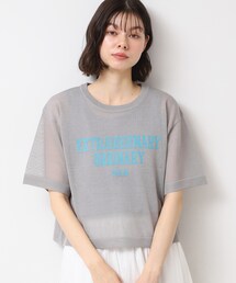 Dessin（デッサン）の「【洗える】シースルーロゴニット（ニット/セーター）」