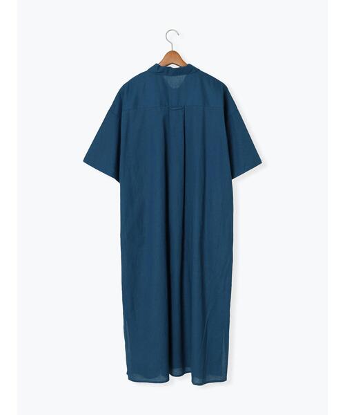 Lugnoncure（ルノンキュール）の「綿麻シャツワンピース（ワンピース・レディース・ブラック/ネイビー/ブラウン・F）」の11枚目の写真