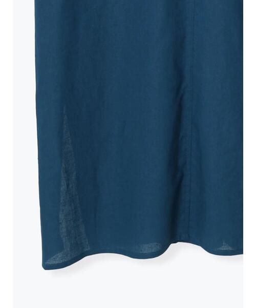 Lugnoncure（ルノンキュール）の「綿麻シャツワンピース（ワンピース・レディース・ブラック/ネイビー/ブラウン・F）」の14枚目の写真