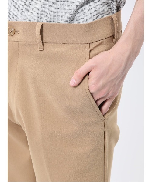 m.f.editorial（エムエフエディトリアル）の「【抗菌防臭　接触冷感】m.f.エディトリアル メンズ クロスストレッチ+クール ウォッシャブルトラウザーパンツ（チノパンツ・メンズ・ベージュ/ブラック/ライトグレー・X-LARGE/MEDIUM/LARGE/S）」の7枚目の写真