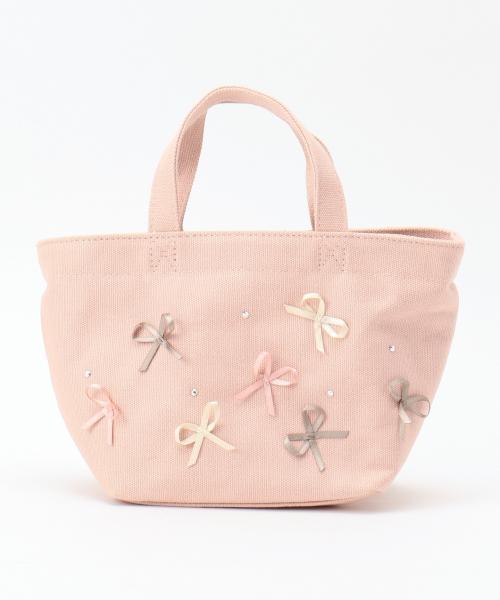 新品未使用　トッカ　TOCCA リボン　ショルダーバック　ピンク トッカ tocca リボン トートバッグ ショルダーバック ピンク