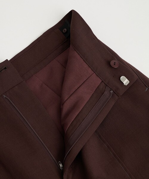 PUBLIC TOKYO（パブリックトウキョウ）の「ドライトロサイドタックパンツ（スラックス・レディース・モカ/ネイビー/ベージュ/ブラウン・2/3/1）」の19枚目の写真