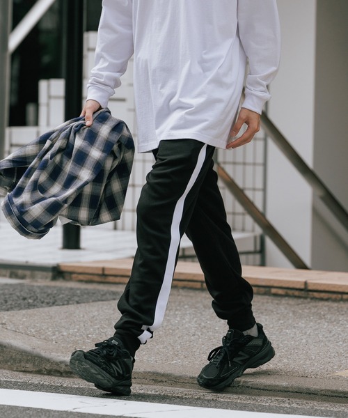 U.S. POLO ASSN.（ユーエスポロアッスン）の「ROOPTOKYO別注 U.S. POLO ASSN./ユーエスポロアッスン ロゴ刺繍サイドライン ジョガーパンツ トラックパンツ（その他パンツ・メンズ・ブラック/杢グレー/ネイビー・XL/M/L/S）」の7枚目の写真