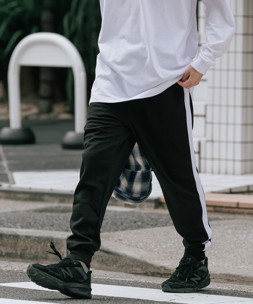 U.S. POLO ASSN.（ユーエスポロアッスン）の「ROOPTOKYO別注 U.S. POLO ASSN./ユーエスポロアッスン ロゴ刺繍サイドライン ジョガーパンツ トラックパンツ（その他パンツ・メンズ・ブラック/杢グレー/ネイビー・XL/M/L/S）」の8枚目の写真