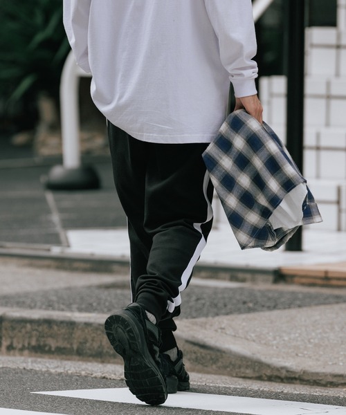 U.S. POLO ASSN.（ユーエスポロアッスン）の「ROOPTOKYO別注 U.S. POLO ASSN./ユーエスポロアッスン ロゴ刺繍サイドライン ジョガーパンツ トラックパンツ（その他パンツ・メンズ・ブラック/杢グレー/ネイビー・XL/M/L/S）」の10枚目の写真