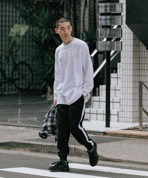 U.S. POLO ASSN.（ユーエスポロアッスン）の「ROOPTOKYO別注 U.S. POLO ASSN./ユーエスポロアッスン ロゴ刺繍サイドライン ジョガーパンツ トラックパンツ（その他パンツ・メンズ・ブラック/杢グレー/ネイビー・XL/M/L/S）」の4枚目の写真