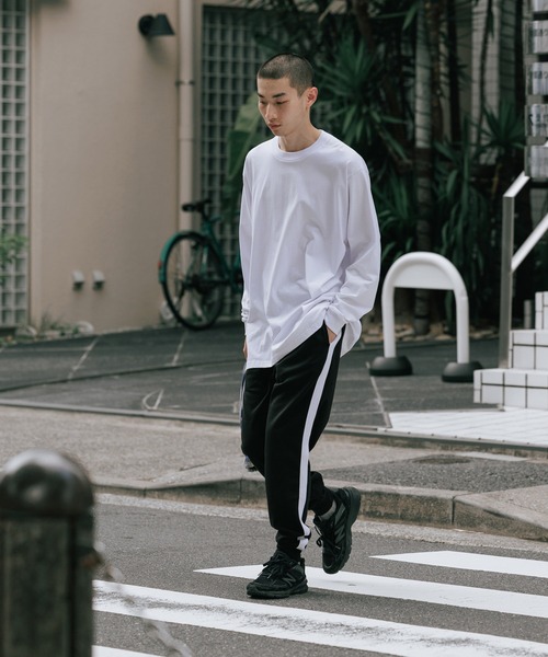 U.S. POLO ASSN.（ユーエスポロアッスン）の「ROOPTOKYO別注 U.S. POLO ASSN./ユーエスポロアッスン ロゴ刺繍サイドライン ジョガーパンツ トラックパンツ（その他パンツ・メンズ・ブラック/杢グレー/ネイビー・XL/M/L/S）」の11枚目の写真