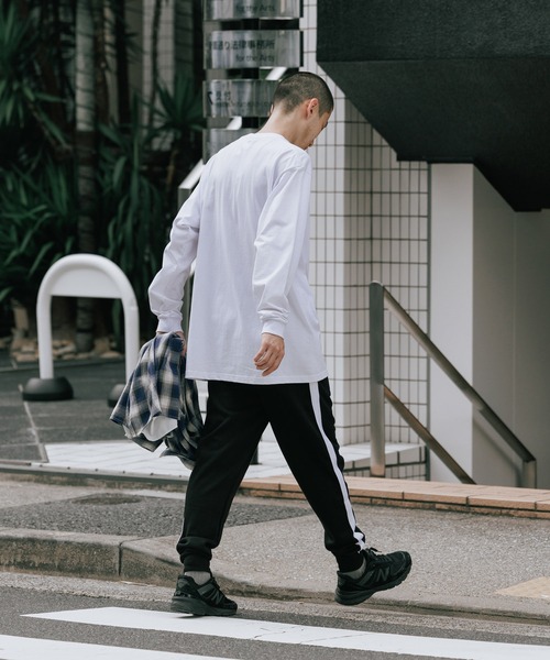 U.S. POLO ASSN.（ユーエスポロアッスン）の「ROOPTOKYO別注 U.S. POLO ASSN./ユーエスポロアッスン ロゴ刺繍サイドライン ジョガーパンツ トラックパンツ（その他パンツ・メンズ・ブラック/杢グレー/ネイビー・XL/M/L/S）」の6枚目の写真