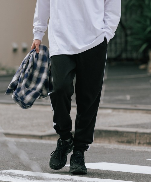 U.S. POLO ASSN.（ユーエスポロアッスン）の「ROOPTOKYO別注 U.S. POLO ASSN./ユーエスポロアッスン ロゴ刺繍サイドライン ジョガーパンツ トラックパンツ（その他パンツ・メンズ・ブラック/杢グレー/ネイビー・XL/M/L/S）」の22枚目の写真