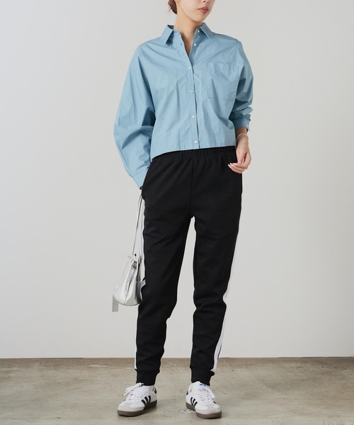 U.S. POLO ASSN.（ユーエスポロアッスン）の「ROOPTOKYO別注 U.S. POLO ASSN./ユーエスポロアッスン ロゴ刺繍サイドライン ジョガーパンツ トラックパンツ（その他パンツ・メンズ・ブラック/杢グレー/ネイビー・XL/M/L/S）」の17枚目の写真