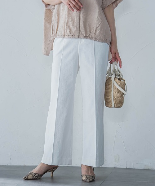 セール】シェルタリングドライオックスワイドパンツ≪洗濯機で洗える