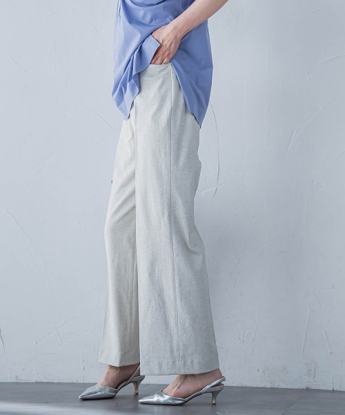 セール】シェルタリングドライオックスワイドパンツ≪洗濯機で洗える